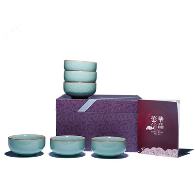 

A hundred years of Li Yongqing porcelain cup Ming Mei Ming Cup small cup Kung Fu cup 6 loaded