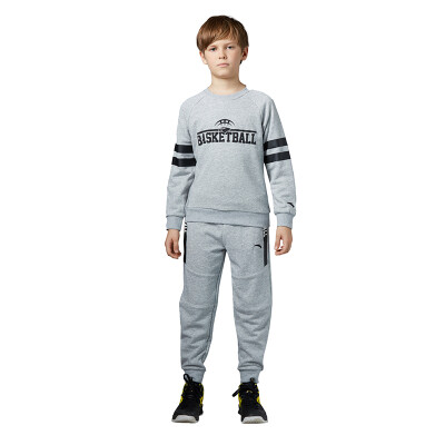 

Anta (ANTA) children's clothing boy knitting sports suit children's leisure two-piece suit men's middle child sports suit 35734733 twilight blue 130