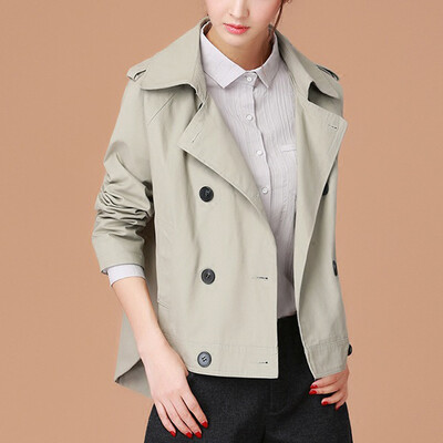 

City plus CITYPLUS 2017 autumn new women's literature and leisure relaxed temperament large size loose jacket jacket CWWT178151 silver gray