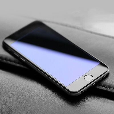 

(Baseus) iPhone6 ​​/ 6S PLUS закаленная пленка Apple 6 Plus пленка с закаленным стеклом / мобильный телефон с высокой разрешающей способностью защитная пленка для экрана с матовым краем против синего черного