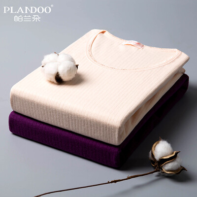 

PLANDOO men's and women's cotton warm underwear set autumn and winter