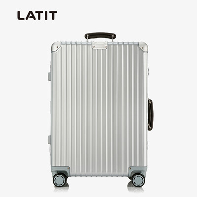 

LATIT Бизнес немого алюминиевая рама тележки МНЛЗ Lockbox отдых ствол путешествия 20 дюймов Розовое золото