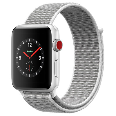 

Apple Watch Series 3 Smart Watch (GPS + сотовая сеть 42 мм золотой алюминиевый корпус розовый песчаный спортивный ремешок MQQU2CH / A)