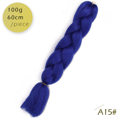 

AISI HAIR 100g / pcs 24inch Kanekalon гигантский косы Волосыломбер Две тонныЦветные синтетические волосы для кукол Вязание крю