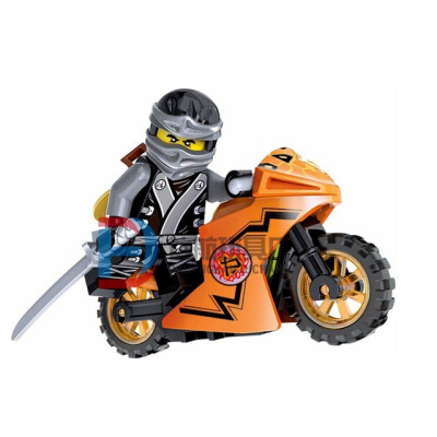 

258A Hot Ninja Motorcycle Building Blocks Bricks toys Compatible legoINGly Ninjagoed Ninja for kids gifts