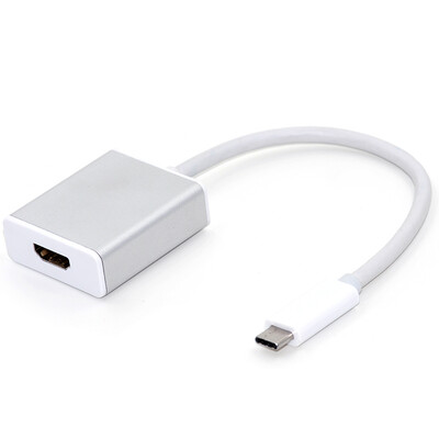 

Capshi Type-C HDMI конвертер USB-C3.1 к разъему адаптера HD кабель HDMI головки адаптированного Apple TV проектор, подключенный MacBook