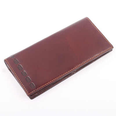 

Men wallet leisure wallet fashion temperament first layer of leather short paragraph wallet long leather men