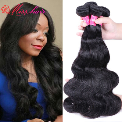 

4 Bundle Deals Indian Virgin Hair Body Wave Queen Hair Products Indian Body Wave Human Hair Bundles 7A Unprocessed Virgin Hair