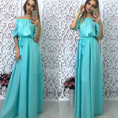 

Lovaru ™ Women 2017 Осеннее платье Бритни Vintage Red Fashion Casual Slash Neck Vintage Ukraine Beach Wear Платье длиной до пола L