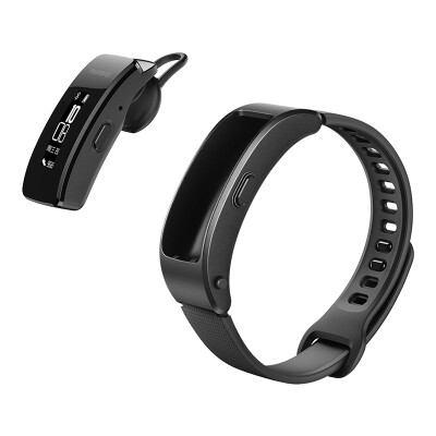 

Huawei (HUAWEI) Huawei bracelet B3 youth version of Bluetooth headset smart bracelet call meter step calories sleep alarm clock WeChat QQ IOS Andrews black