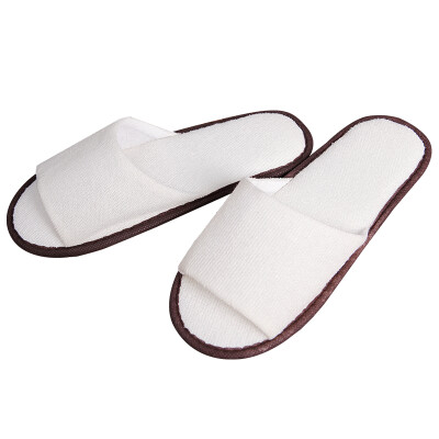 

[Jingdong supermarket] set pure (JICHUN) disposable slippers exposed toe disposable slippers 10 double loaded 16019