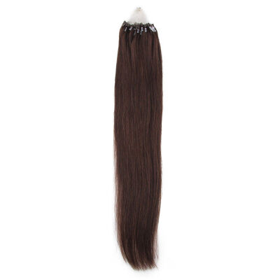 

Promotion High Quality 100PcsSet 50g Easy Loop Micro Ring Beads Tipped Human Hair Extensions 16 18 20 22 24 26Inch