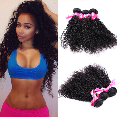 

8A Brazilian Kinkys Curly Hair Brazilian Curly Hair 3 Bundles Kinky Hair Brazilian Human Hair Extension Virgin Kinkys Curly Hair