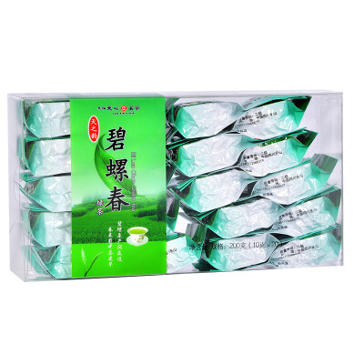 

Tin Fuk heart tea Biluochun independent packaging of green tea easy to carry tea 200 g / box