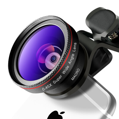 

Umeitu D1 mobile phone wide-angle macro two-in-one photo artifact Apple millet Huawei oppo general external camera black