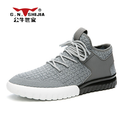 

Bull family GNShi Jia casual shoes men's shoes fashion shoes sports shoes 888474 blue 42