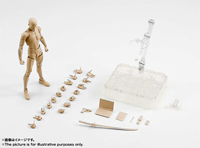 

SHFiguarts BODY KUN / BODY CHAN серый цвет чёрный PVC действия коллекционные модели игрушки
