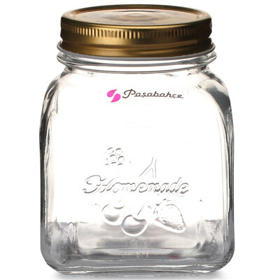 

Jingdong Supermarket] Pasabahce glass sealed tank transparent storage tank 1 only 500ml lemon honey glass jar 80384