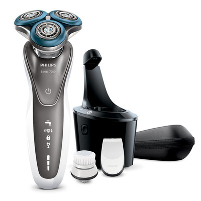 

Philips PHILIPS electric shaver Netherlands imported multi-functional facial skin care razor with smart cleaner S7720 35