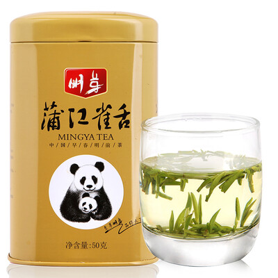 

Green tea buds before tomorrow bird tea Pujiang Queue classic canned 50g