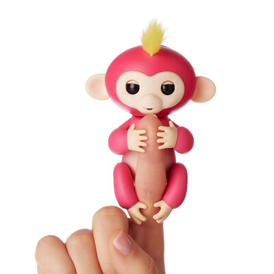 

Смазливая Fingerlings Роберт Baby Monkey Звук Finger Движение Вешалка Игрушка для подарков