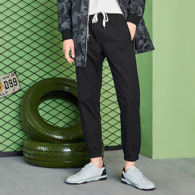 

Semir casual pants male 2017 autumn men nine feet feet pants black tide business young students pants 17316271005 green tones 30