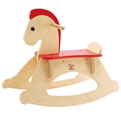 

Germany Hape toys rocking horse E0100 baby infant solid wood shake enlightenment educational toys essential gifts