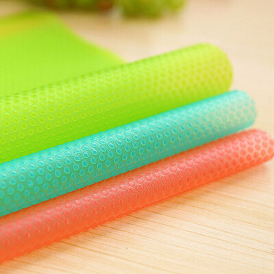 

Jingdong supermarket] green reed creative multi-purpose can be cut anti-fouling mat mat easy to clean 4 pieces of color random