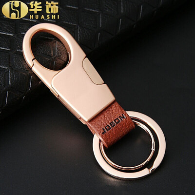 

Huashi car key chain car supplies men&women waist hanging car pendant supplies key chain ring ring key ring ZB098-rose gold