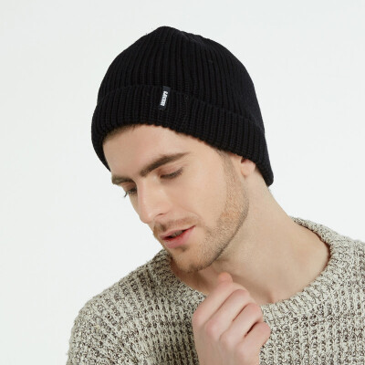 

LACKPARD fashion male cap autumn winter warm hat ear protection knitted cap outdoor sports ski&run cap