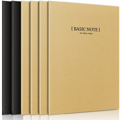

Deli deli 6 B560 kraft paper soft copy stitch notebook stationery notebook 33387