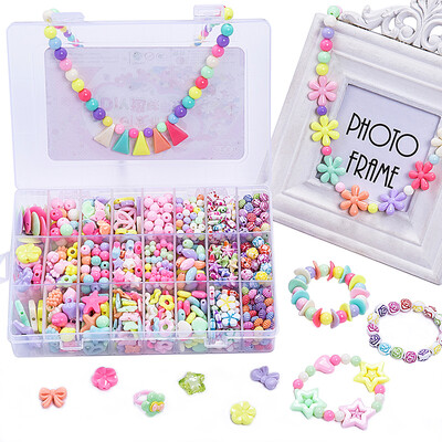 

KeAiBuDing DIY Beads for Jewelry Making Intelligence Toy for Girl 880pcs