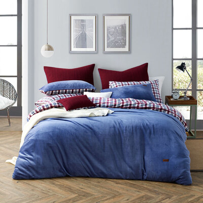 

LOVO Rollei life produced four sets of cotton fluff double-sided thickened bedding sets bed linen sheets were good style 220 240cm