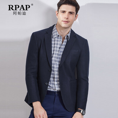 

RPAP阿帕迪早秋新品商务正装青年绅士西服外套男士简约纯色小西装