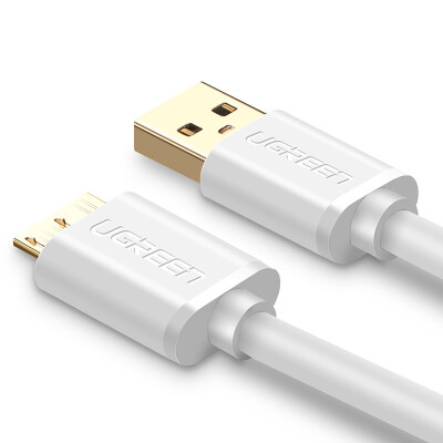 

Green Union Samsung note3 / s5 data cable charging line mobile hard disk data cable Micro USB3.0 mobile phone charger cable 1 m 30696 white