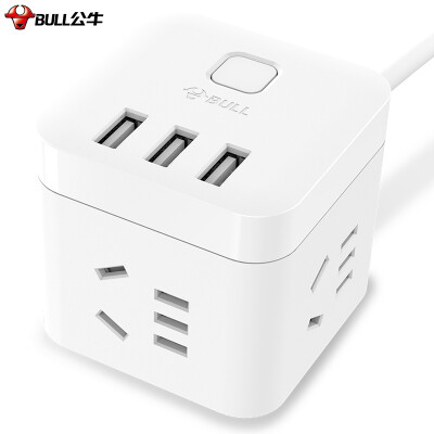 

Bull (BULL) GN-U303U Cube USB-гнездо Вставка / вставка / патч / патч / панель лотка Интерфейс 3USB +3 Длина разъема 3 м