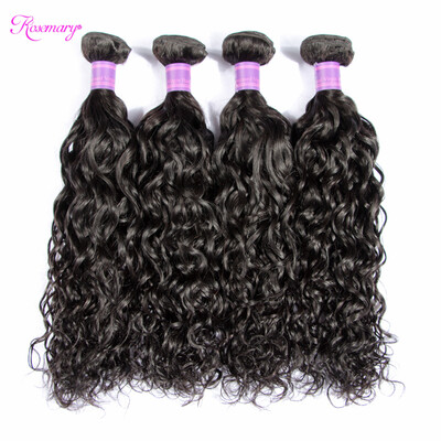 

Brazilian Water Wave Brazilian Virgin Hair Ocean Wave 4pcs Lot Mink Hair Brazillian Curly Wet&Wavy Human Hair Extensions