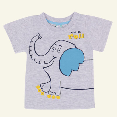

Cartoon Animal Print Baby Kids Boys Cotton Tops T-shirt Age 1-6 Years