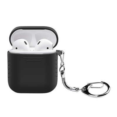

BUBM airpods protective cover creative dust-proof anti-lost silicone Apple wireless Bluetooth headset charging storage box airpods03 orange