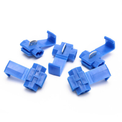 

40 pieces/lot) Suyep Quick Splice Lock Wire Terminals Connector 18-14 AWG Electrical Crimp 802 Blue