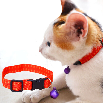 

Hanhan Park Dog Collar Cat Collar Dog Dog Cartoon Bell Collar Lanyard Pet Tank Necklace Teddy Dog Pet Cat Bell Dog Jewelry Accessories Striped 15cm-30cm