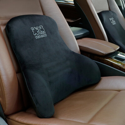 

ICAROOM car waist space recall cotton waist cushion office chair car lumbar pillow pillow four seasons back lumbar pillow T-608M-B dream black