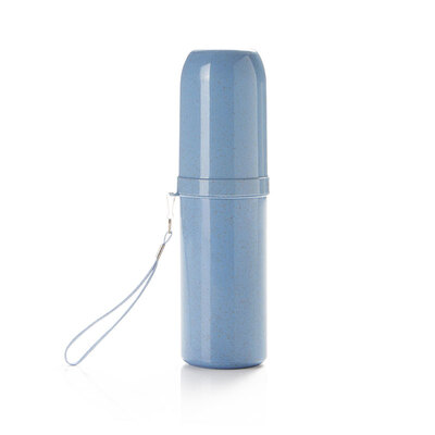 

JAJALIN men&women travel toothbrush cup wash cup toothbrush box transparent blue