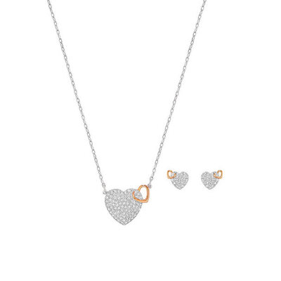 

SWAROVSKI Swarovski Heart Earrings Necklace Set