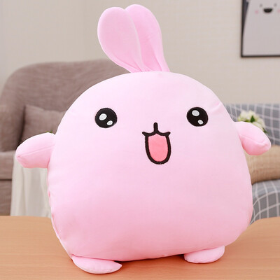 

Cute Plush Rabbit Cushion Pillow Toys Winter Hand Warm Soft Cotton Stuffed Sleeping Pillow Sofa Cushion Office Rest Plush Dolls