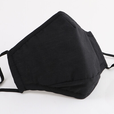 

Dusena DUSENNA masks female black anti-smoking masks men&39s tide personality breathable dust-proof fall&winter cloth mask solid color without valve black