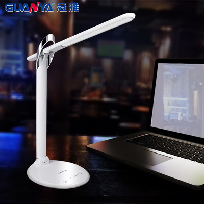 

Crown Ya LED Eye Light Student Learning Desk Lamp Touch Foldable Work Bed Bedside Reading Dimension Lamp LA-A608 White