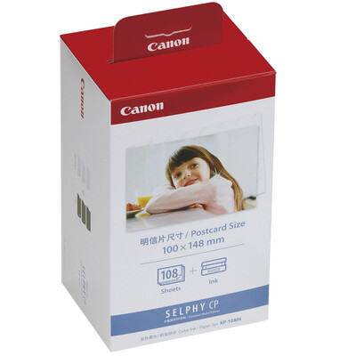

Canon KP-108IN 108 sheets box Original 6 inch photo paper for CP full range of printers