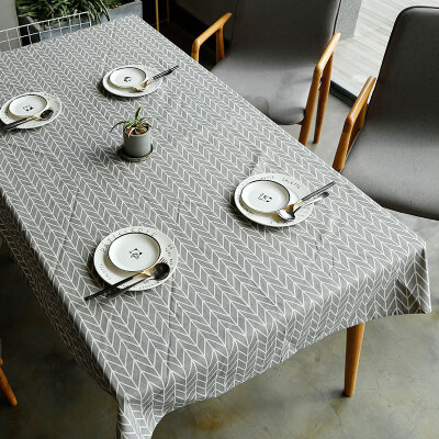 

Yuan Yuan wind direction tablecloth modern minimalist tablecloth Nordic style home fabric fresh rectangle 130180cm