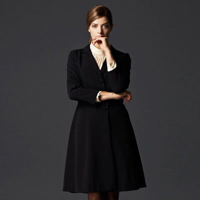 

Rebecca (Marc Rebecca) fashion in the long coat coat female 55020A sapphire blue